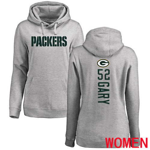 Green Bay Packers Ash Women #52 Gary Rashan Backer Nike NFL Pullover Hoodie Sweatshirts->green bay packers->NFL Jersey